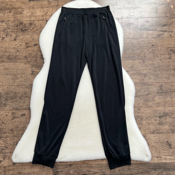 BCBGMAXAZRIA Sami High Rise Cuffed Trouser Pant Joggers Black XS - Picture 4 of 11